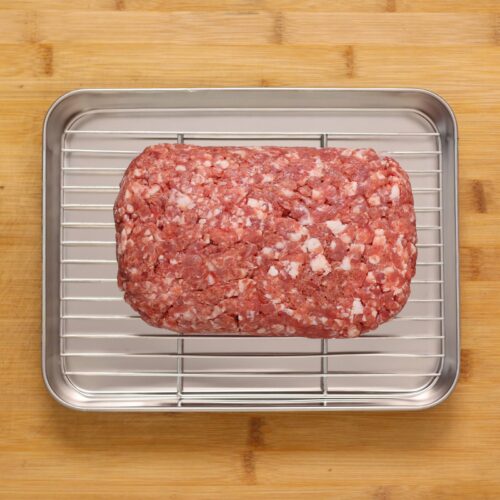 Fresh minced lean lamb coarse